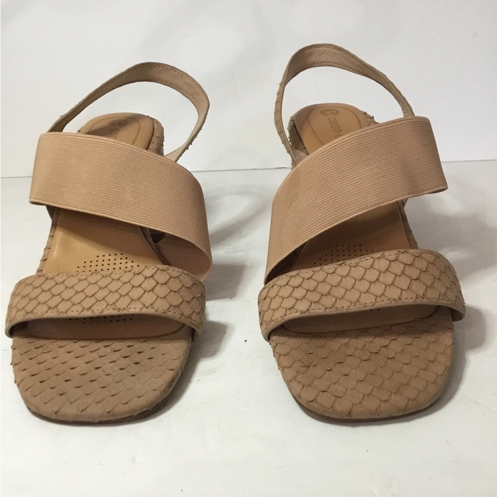 Corso Como Women’s Hally2 Heeled Sandal in Latte Snake Size 8 - Picture 2 of 7